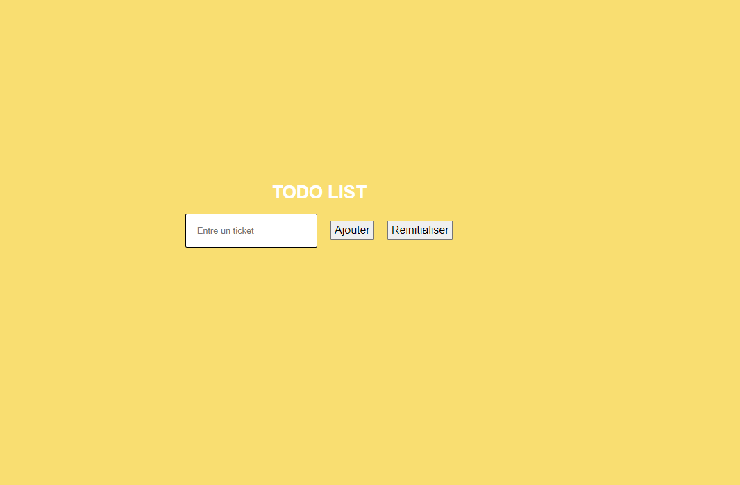 projet to do list